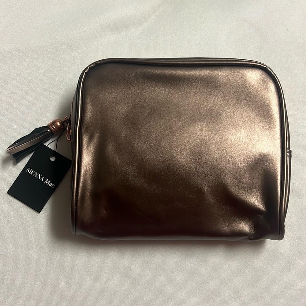 New Sienna Mae Metallic Bronze Bag with tassel